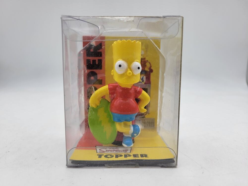 The Simpsons 2003 Bart Simpson Delectable Rare Topper Discontinued NEW